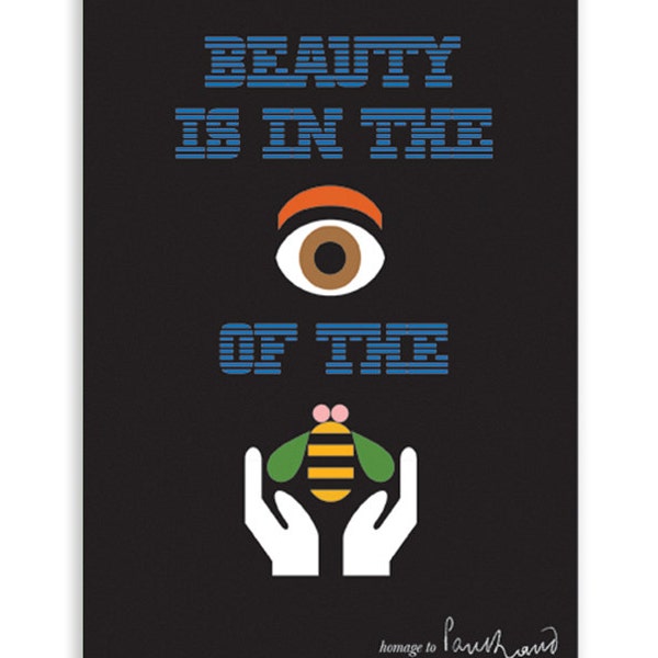 Beauty is in the eye of the bee holder