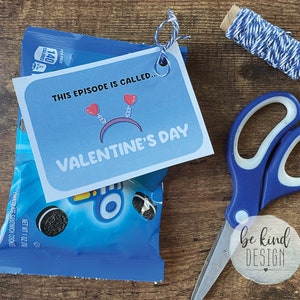 Bluey Valentine, questo episodio si chiama San Valentino, Dolcetto, Asilo, Scuola materna, Asilo nido Etichetta o biglietto per lo scambio di dolcetti, Carino, Bingo