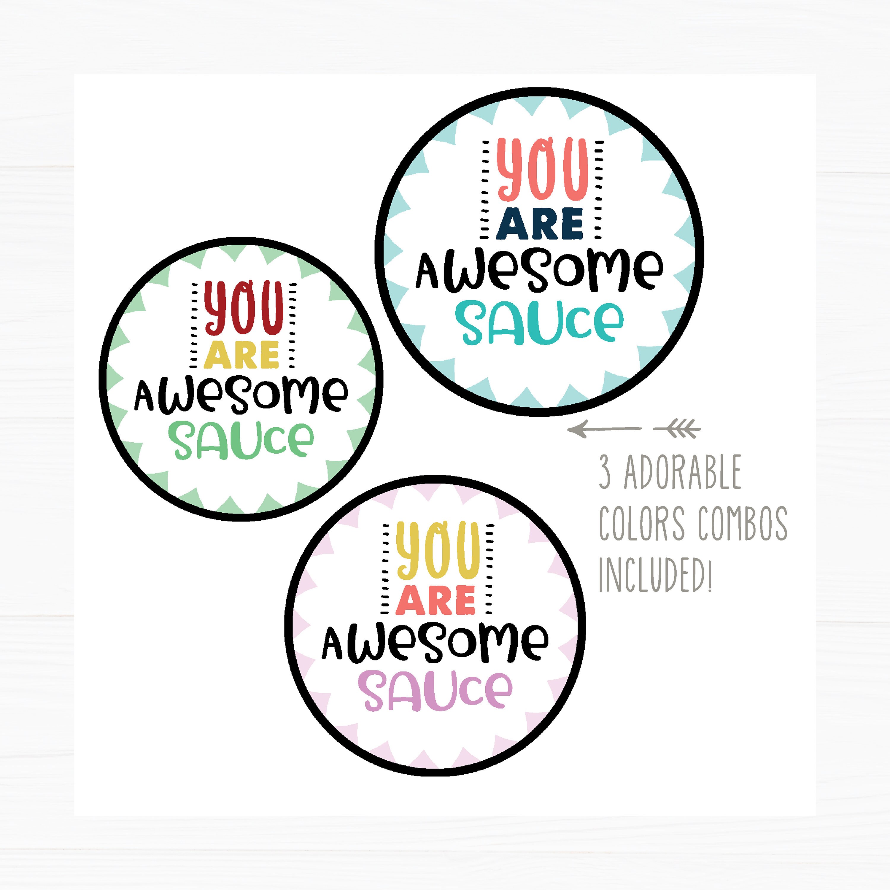 Apple Sauce Container Candy Free Valentines Easy Last Etsy