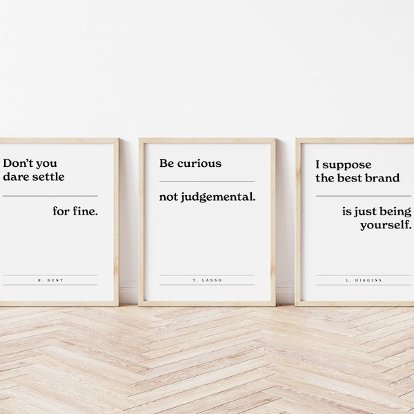 Be Curious Not Judgemental Poster - Etsy