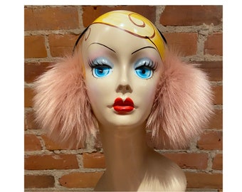 Dark Antique Pink Women's Winter Earmuffs
