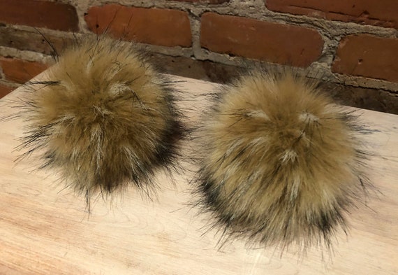Pompom in pelliccia sintetica oro Pom Pom da 45 pollici | Etsy Italia
