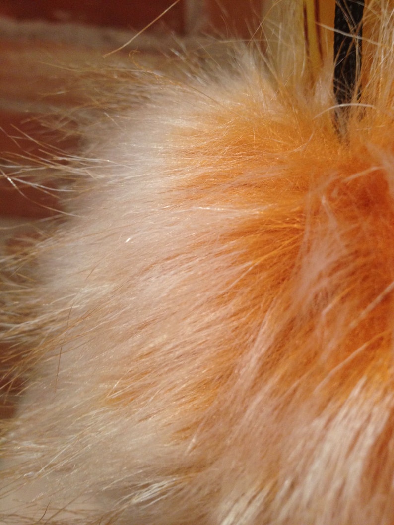 Frosted Gold Fox Faux Fur Earmuffs Faux Fur Earmuffs