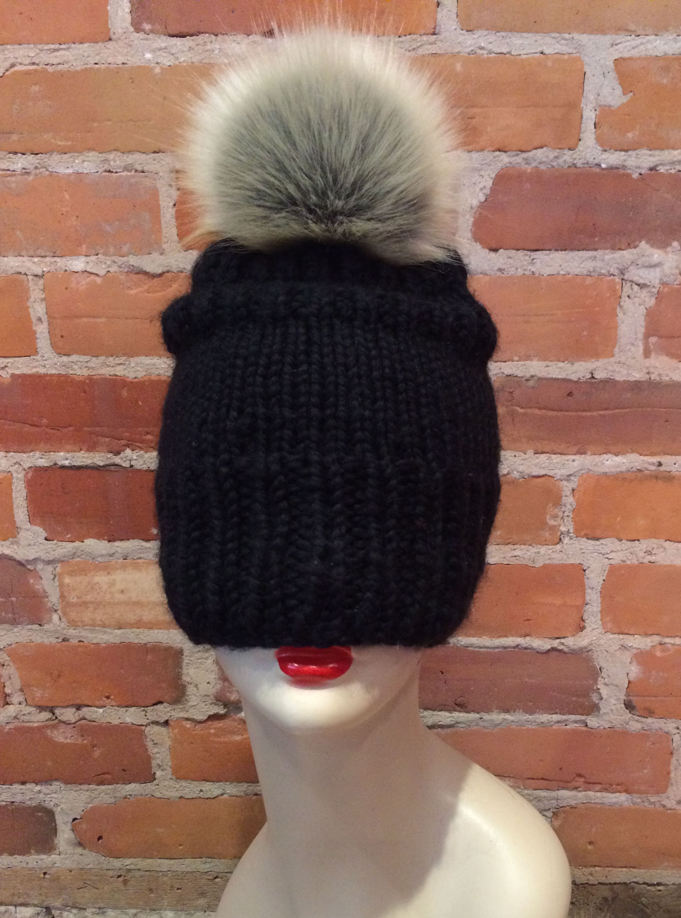 Faux Fur Pom Pom 5 Inch Large Pom Fur Ball Grey Faux Pom Etsy