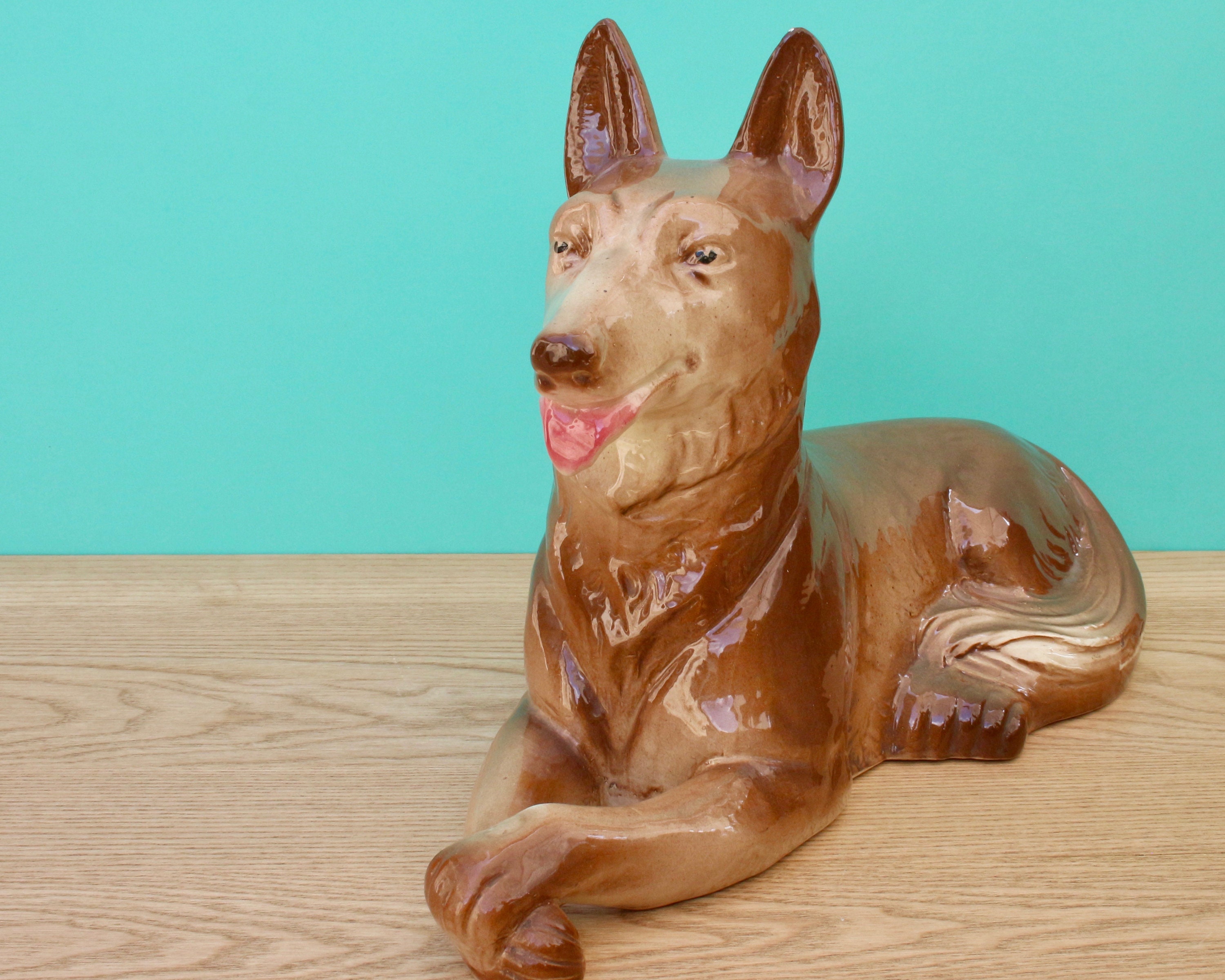 Dog Statue St Clement Pottery, 1950