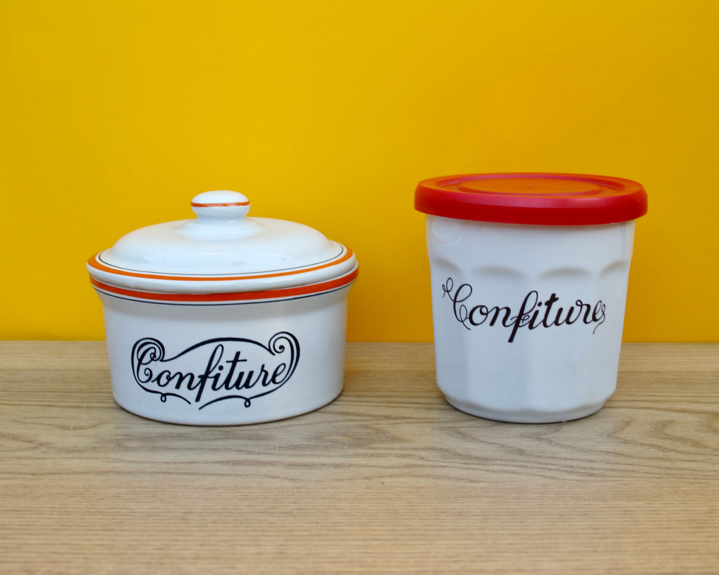 Porcelain Jam Jars - Confiture