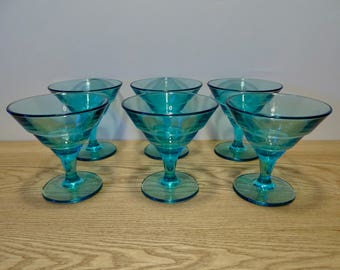 Six Ice Cream Cups, french art déco