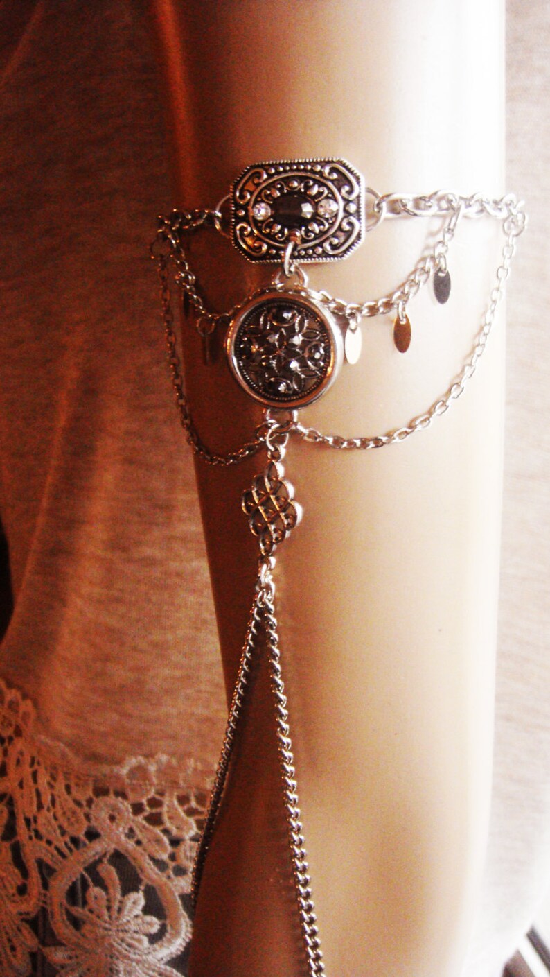 Chain Armlet Shoulder Armor Chain Shoulder Jewelry Bohemian - Etsy