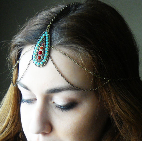 Jasmine Head Chain Headdress Gypsy Head Piece Bohemian | Etsy