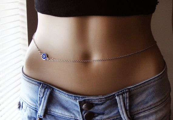 Pure silver waist clearance chain