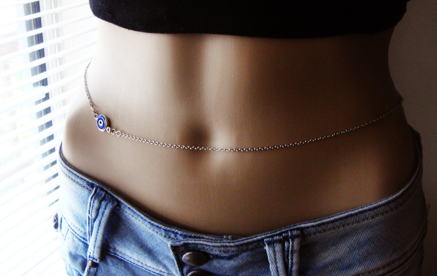 Be Safe Belly Chain 925 Sterling Silver Belly Chain Waist Etsy