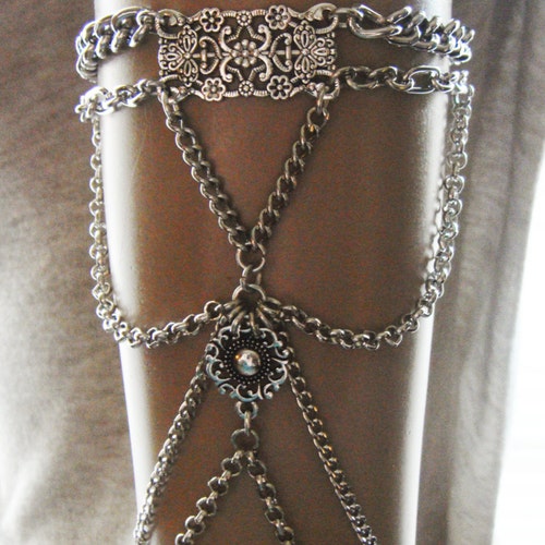 Samar Arm Chain Armlet Shoulder Armor Stainless Steel - Etsy