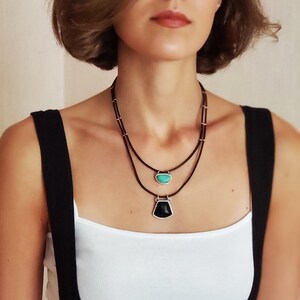 All The Time Necklace, Bohemian Accessories, Gemstone Necklace. Boho Necklace.