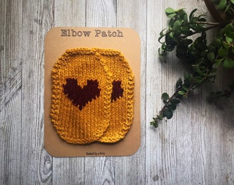 Fall heart elbow patches, thanksgiving elbow patches, fall colors