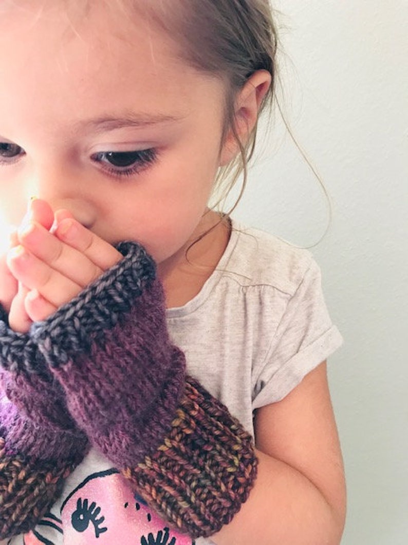 Fingerless Gloves Knitting Pattern Knit Flat Fingerless Etsy Australia