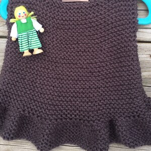 Knitting Baby Ruffle Tank Pattern, Baby knitting pattern, Kids knitting pattern, Modern Knit pattern for babies, Modern knit pattern kids image 3