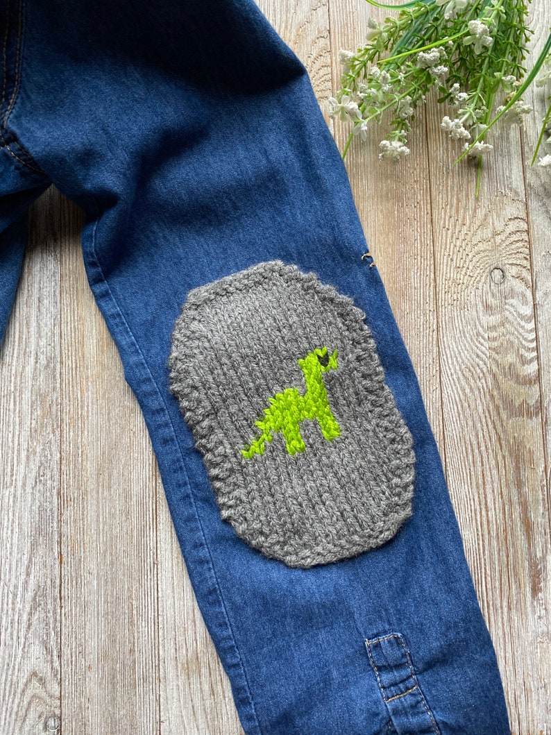 Dino Elbow Patches Patch Elbow Patches Dinosaur Patch Etsy
