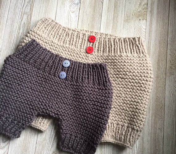 Beginner Easy Knit Baby Pants Pattern Garter Stitch Kids Knitting Pattern Kids Knitting Pattern Soaker Baby Knitting Pattern Easy Pants