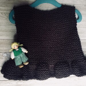 Knitting Baby Ruffle Tank Pattern, Baby knitting pattern, Kids knitting pattern, Modern Knit pattern for babies, Modern knit pattern kids image 6