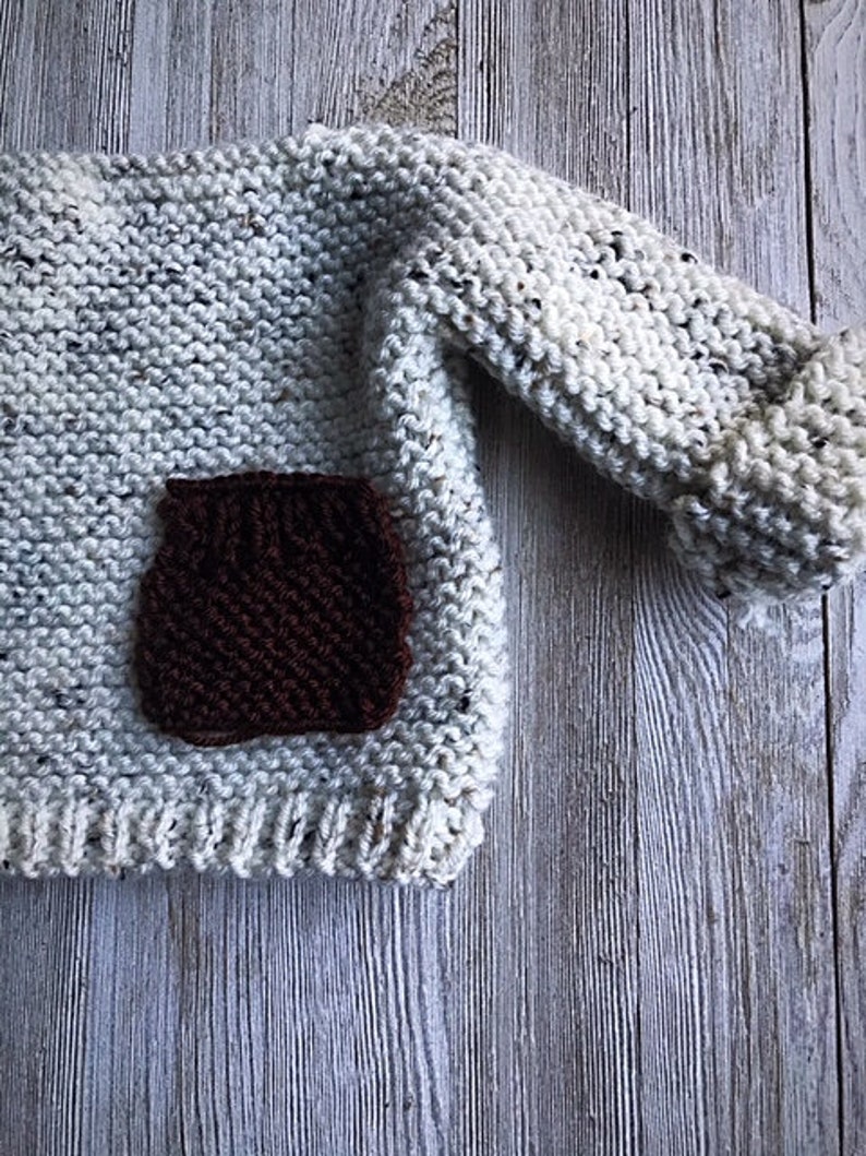 Easy Baby Knit Top Knitted pattern beginner knitting Etsy