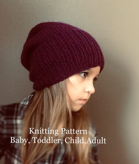 Perfect Slouch Hat Knitting Pattern Baby Toddler Child Adult Knitted Beanie Hat Pattern Hipster Hat Pattern Slouchy Knit Hat Pattern Perfect Slouch Hat Knitting Pattern Baby Toddler Child Adult Knitted Beanie Hat Pattern Hipster Hat Pattern Slouchy Knit Hat Pattern