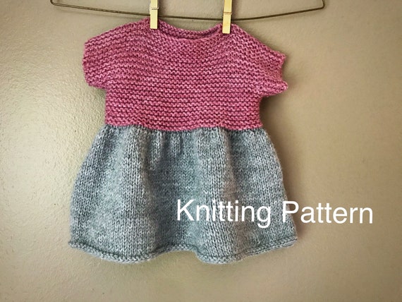 Baby Dress Knitting Pattern Newborn Knitting Pattern Easter | Etsy