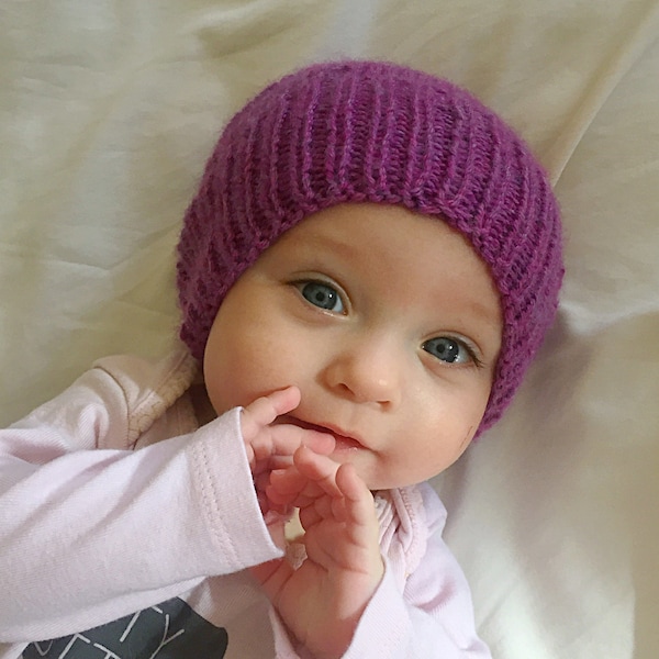 Perfekte Slouch Hat Strickmuster, Baby, Kleinkind, Kind, Erwachsene Strickmütze Muster, Hipster Hut Muster, Slouchy Strickmütze Muster