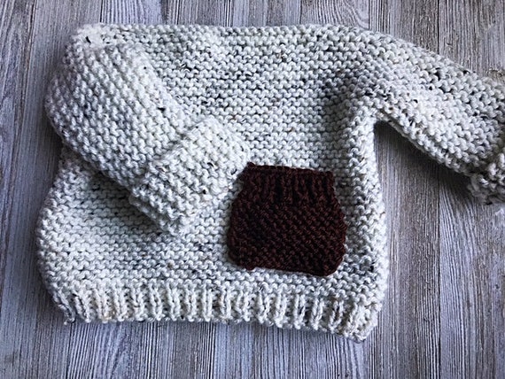 Knitted top for baby, White, Kids