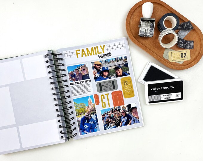 Simple Scrapbooking Notebook Scrappy Spiral Notebook Etsy