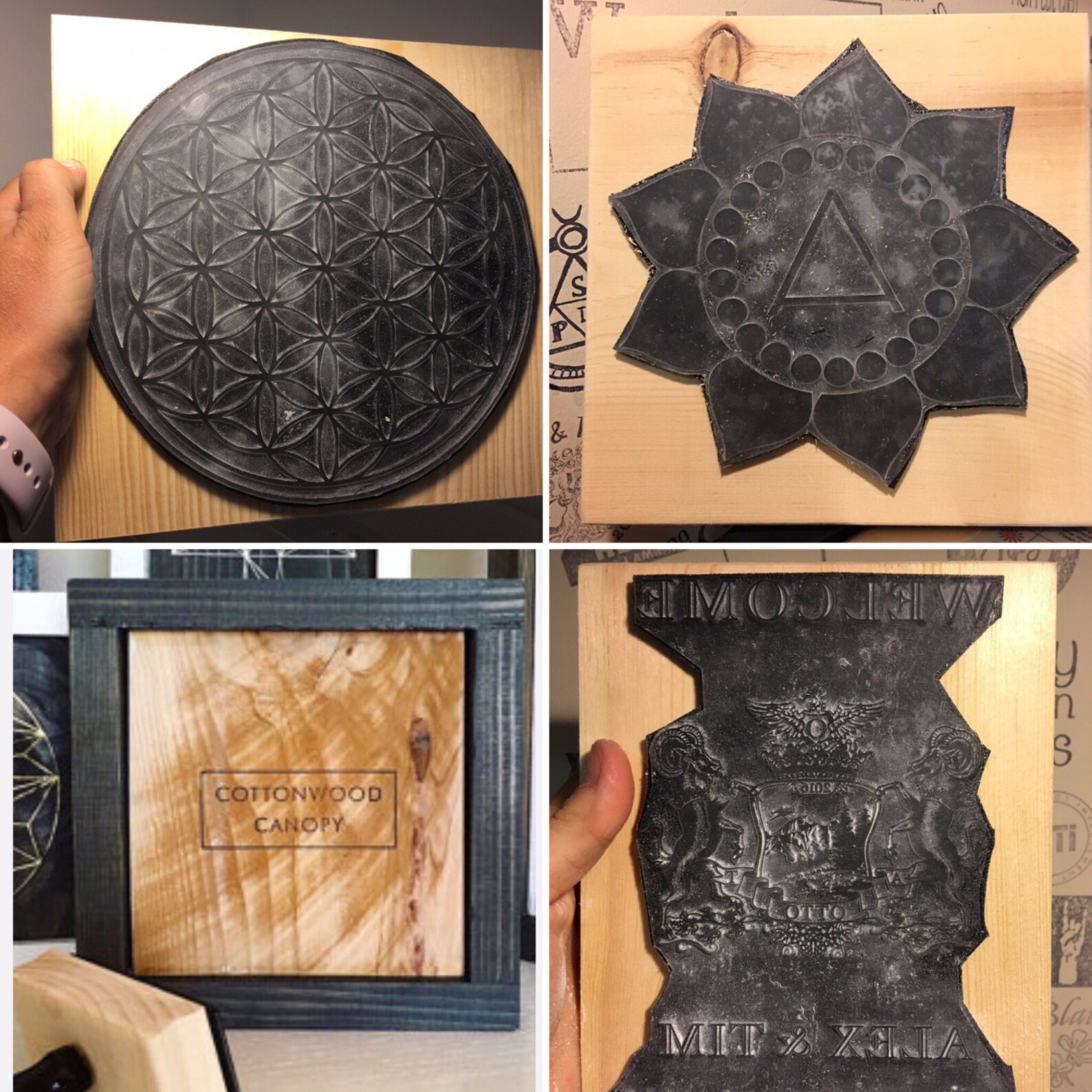 Custom Rubber Stamp Large 4 X 6 inch extra large rubber stamp Etsy