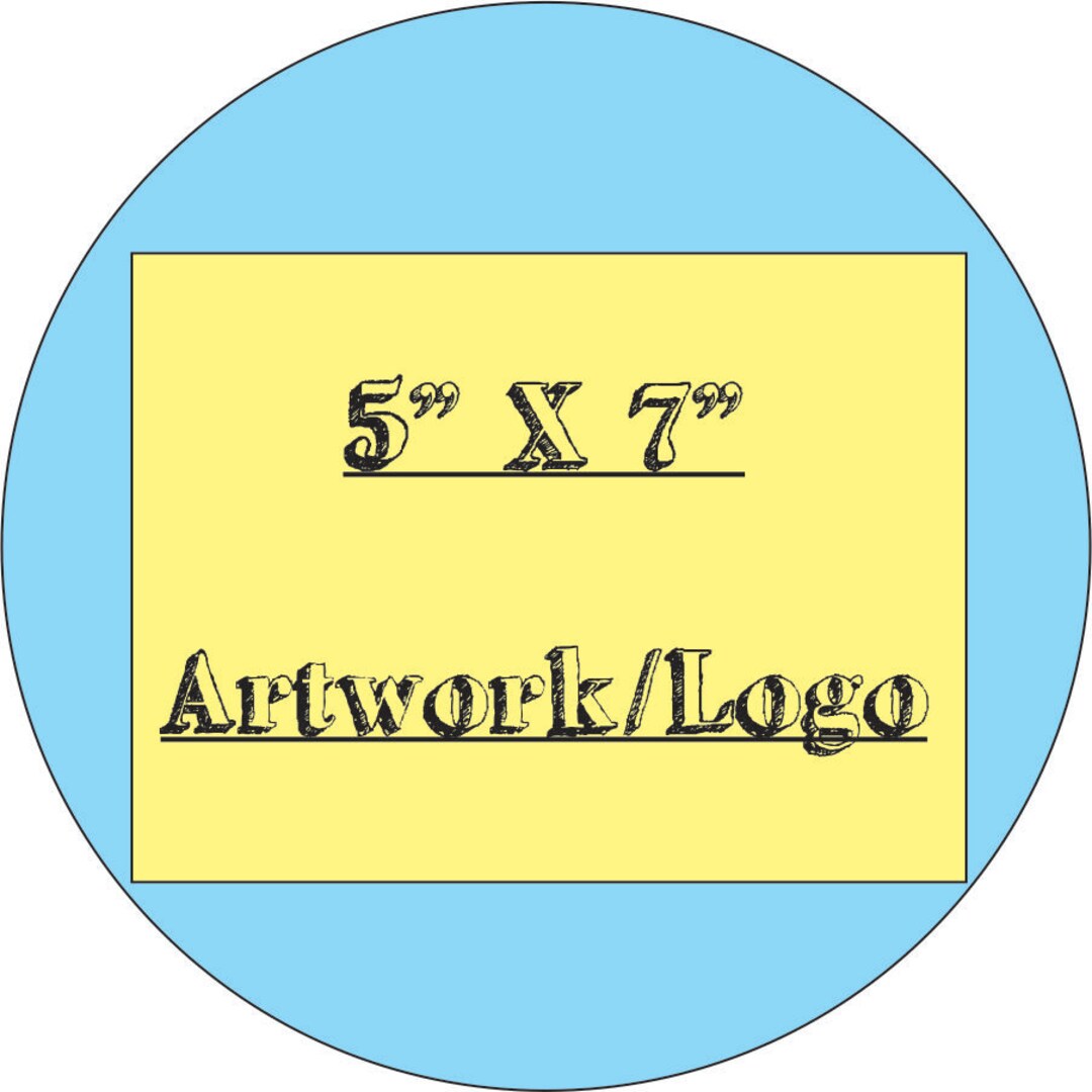 Custom Rubber Stamp Size 5 X 7 From Artwork Etsy