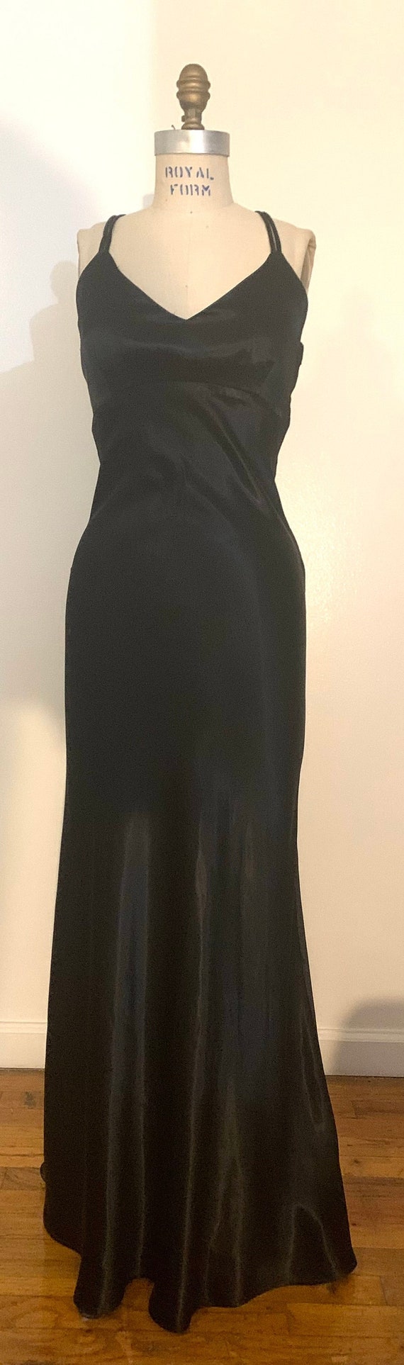 Evening Satin Dress