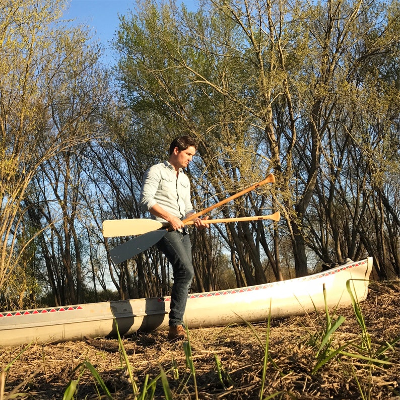 Pair of Canoe Paddles Canoe Paddles Boats Birthday Gift Etsy Canada