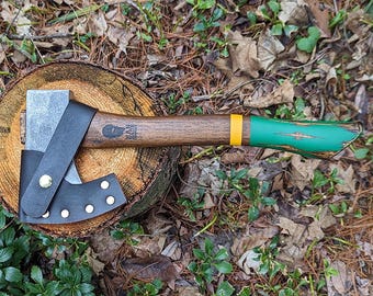 Hatchet Axe American Made - Hatchet -Christmas Gift- Fathers Gift-Groomsmen and Husband Gift, Wedding Gift, Mans Gift, Quality Axes