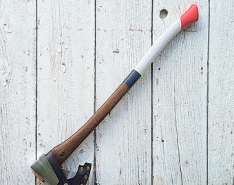 Axe : ALL American 3.5 lb Felling Axe comes w/Leather Sheath Groomsmen Christmas husband Birthday Gifts