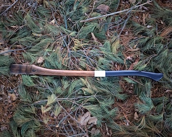 Premium 36" Felling Axe Handle Hand Finished American Hickory -Upland edition- Replacement Handle.