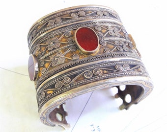 Antique Cuff Bracelet, Tribal bracelet