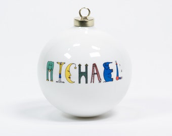 Large Personalized Ornament