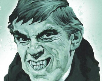 Barnabas Collins in 'House of Dark Shadows' - 42cm x 30cm signed art print