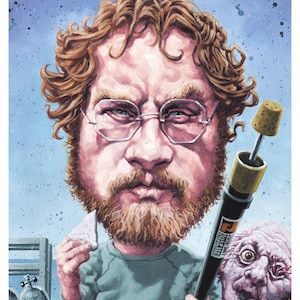 Matt Hooper from Jaws - 42cm x 30cm signed art print