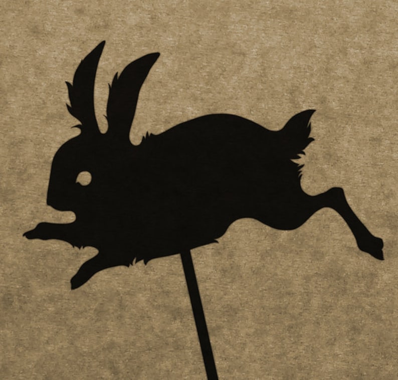DIY Rabbit Shadow Puppet Pattern DOWNLOAD | Etsy