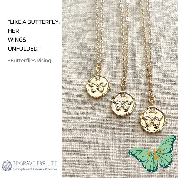 Butterfly Necklace: Bravery