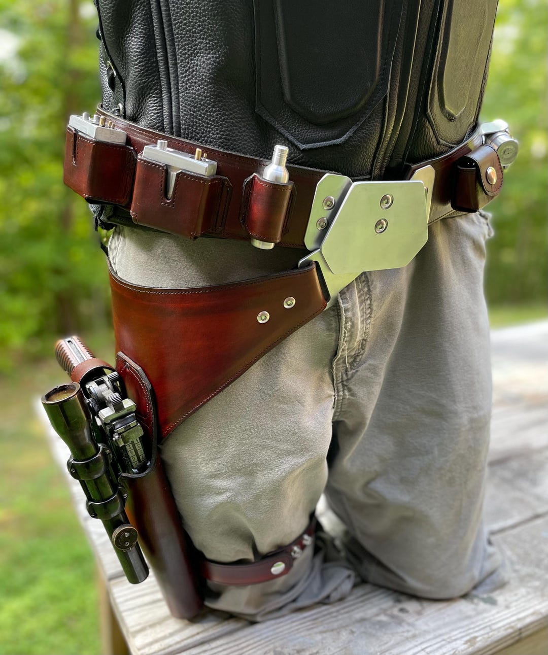 Solo Rig Solo Belt Rig With Handmade Aluminum Props (blaster Not Included) by # ...