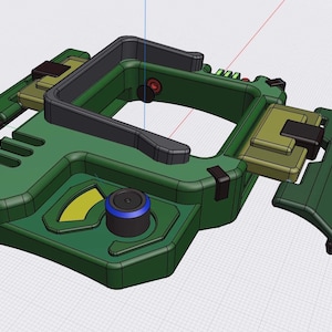 Mini pip boy for Apple Watch. This is a digital STL file only. I will not print it for you.
