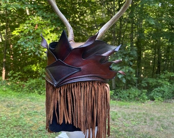 Máscara ceremonial de chamán vikingo de Doc Stone Studios