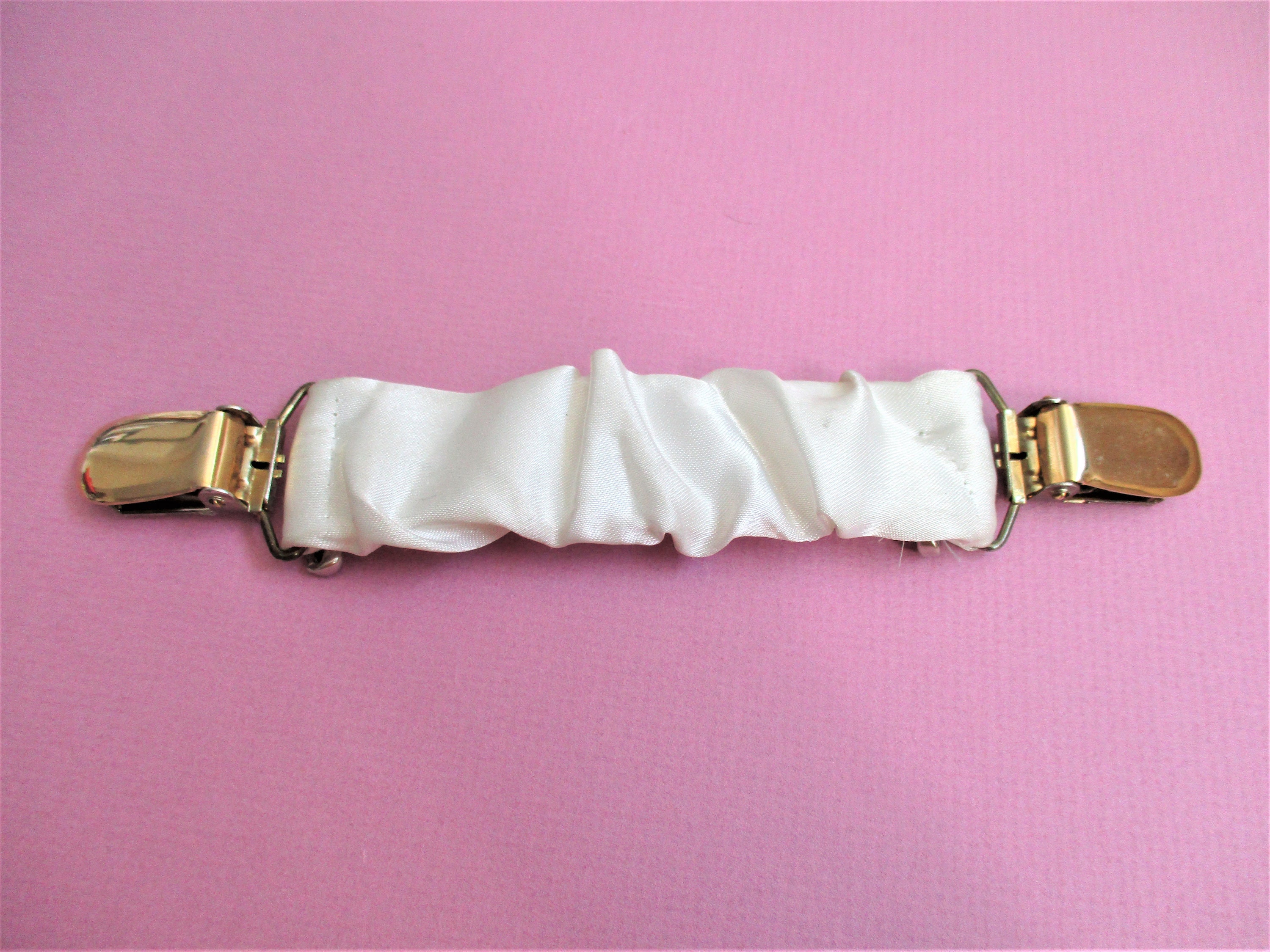 Dress Cinch Clip Fancy White Satin Waist Cinch Collar Cloak Etsy