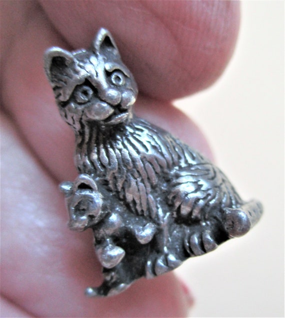 silver cat bracelet
