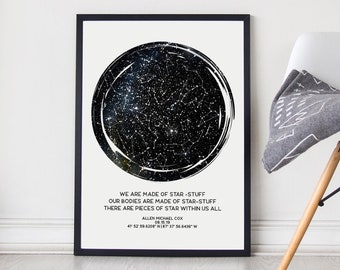 Custom We Are All Made of Star-Stuff Night Sky Print