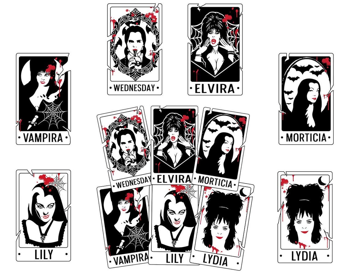 Horror Characters Tarot Card Svg Horror Svg Horror Fr vrogue.co