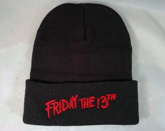 Friday The 13th logo beanie